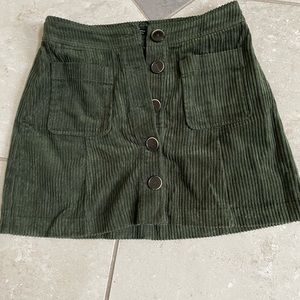 Zara Corduroy skirt- size XS